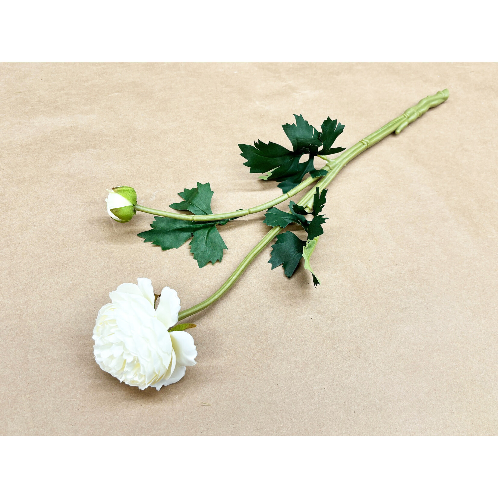 18.9" RANUNCULUS SPRAY WHITE
