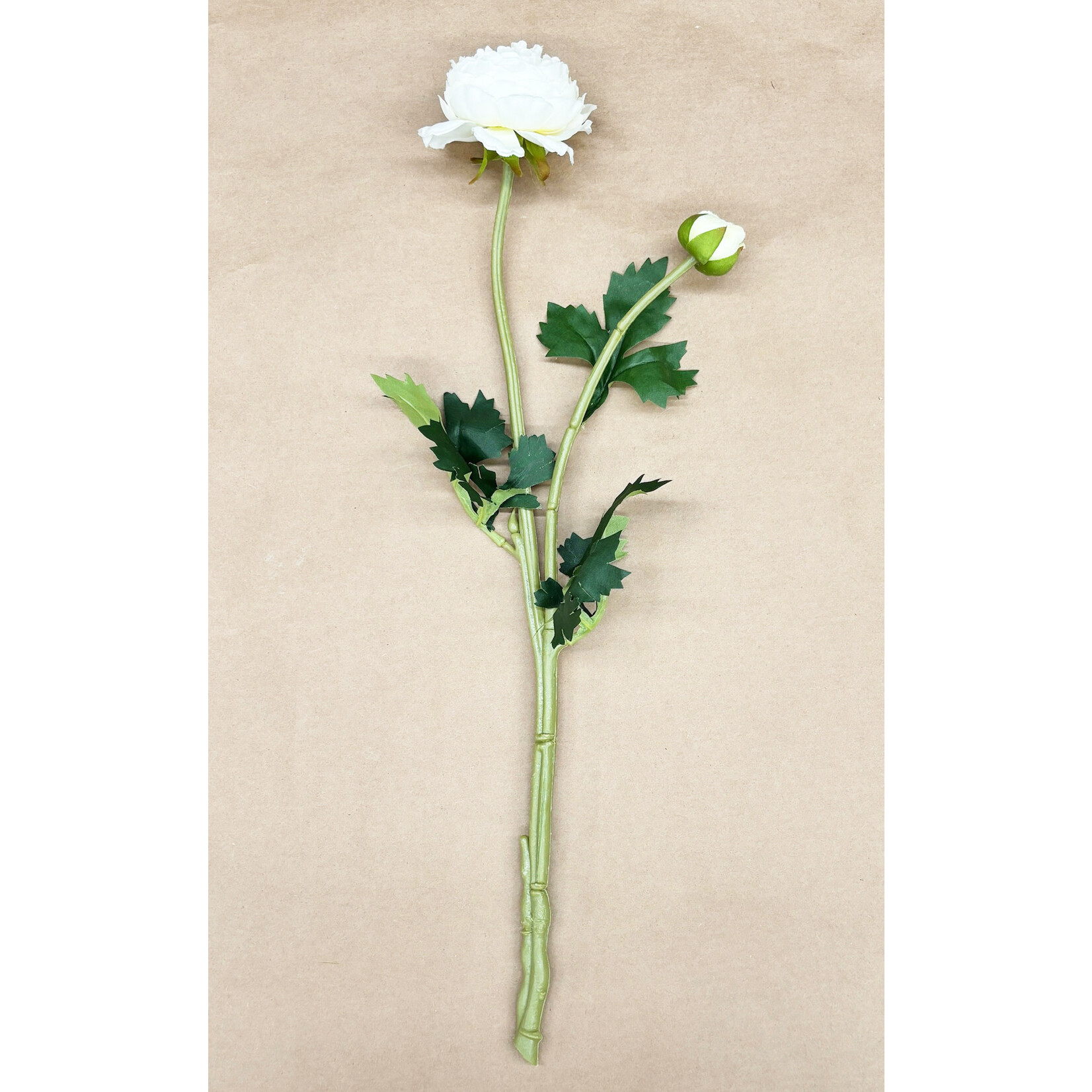 18.9" RANUNCULUS SPRAY WHITE
