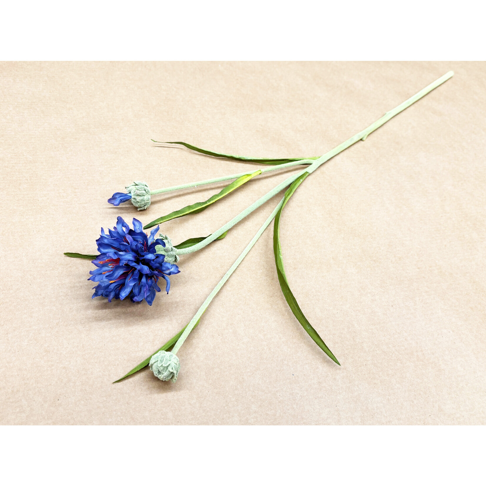 26" CORNFLOWER SPRAY DARK BLUE