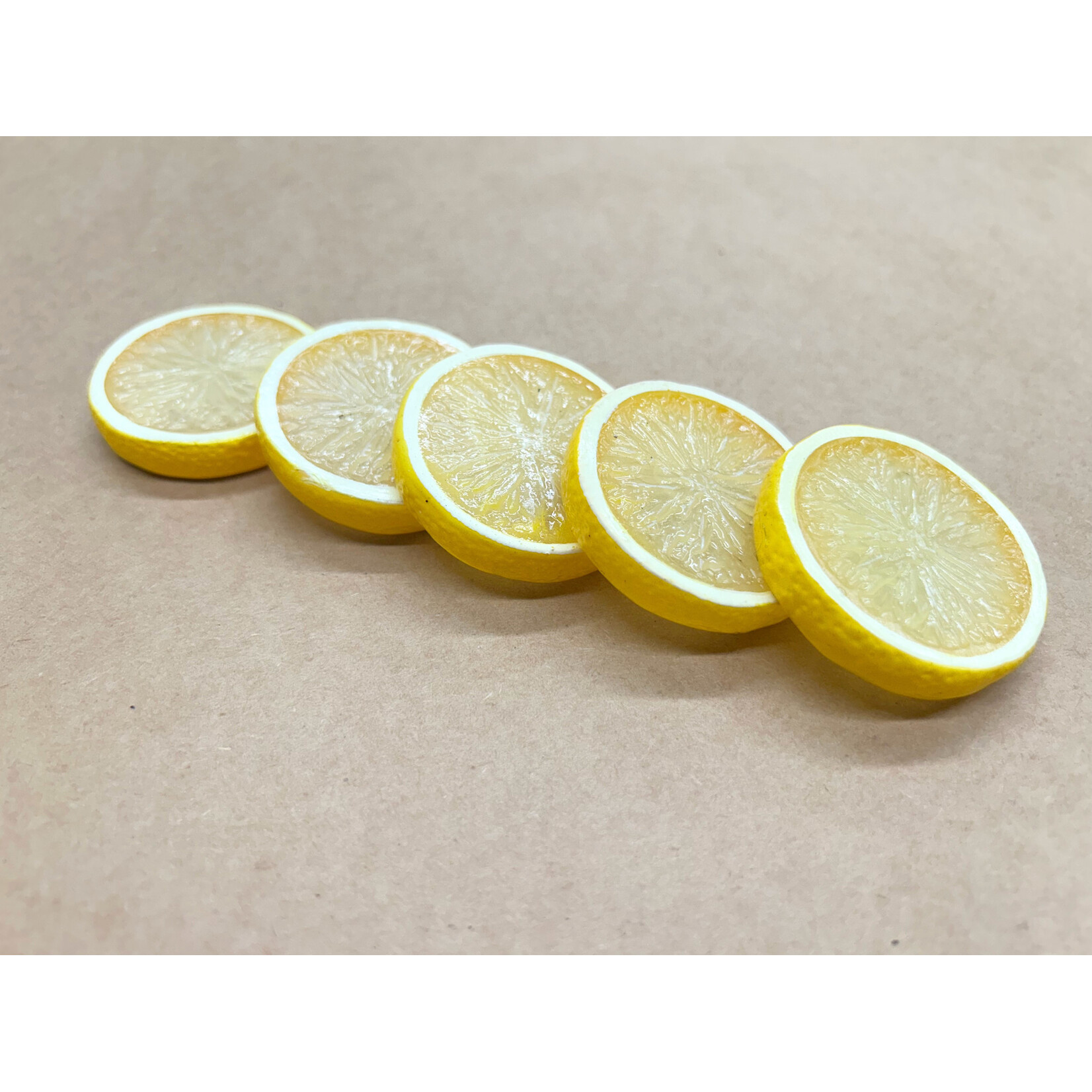2" LEMON SLICES (5/BAG) YELLOW