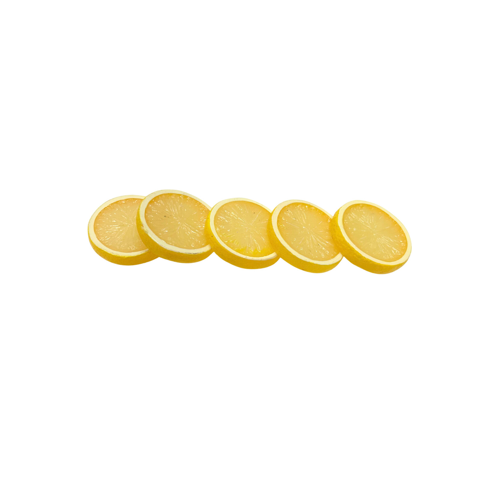 2" LEMON SLICES (5/BAG) YELLOW