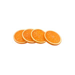 CFV311-OR: 3” ORANGE SLICES (4/BG) ORANGE
