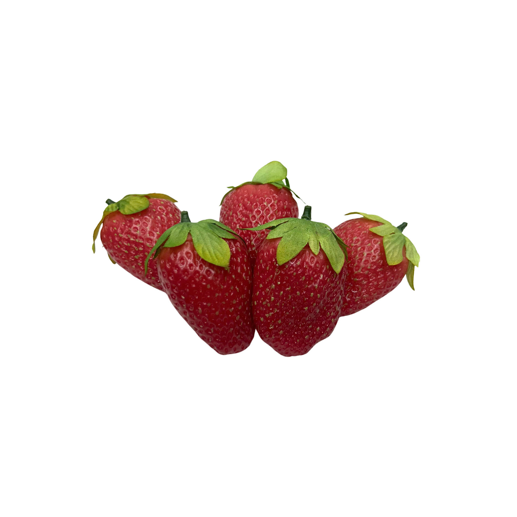 2.5" SOFT STRAWBERRY (5/BAG) RED