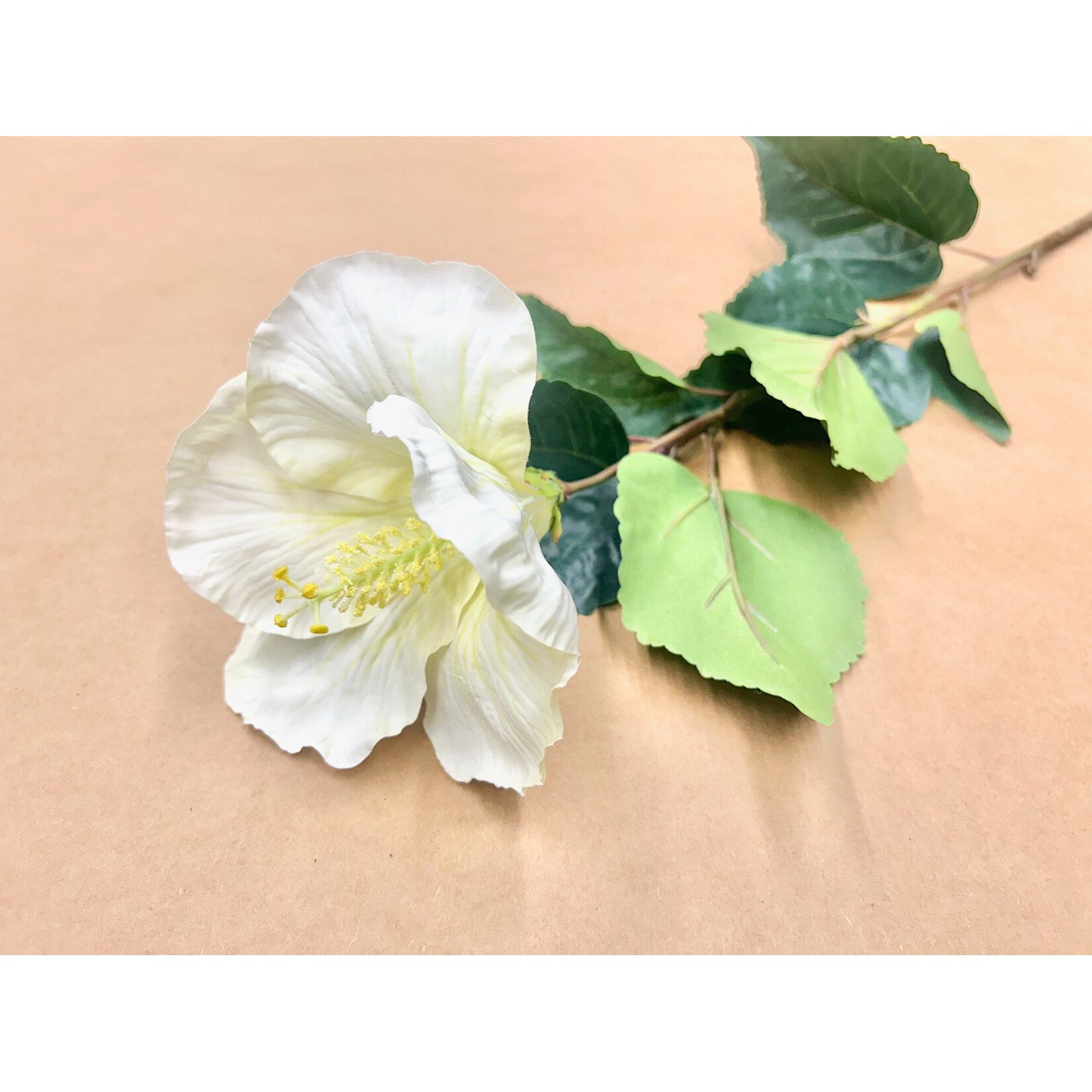 30" HIBISCUS WHITE