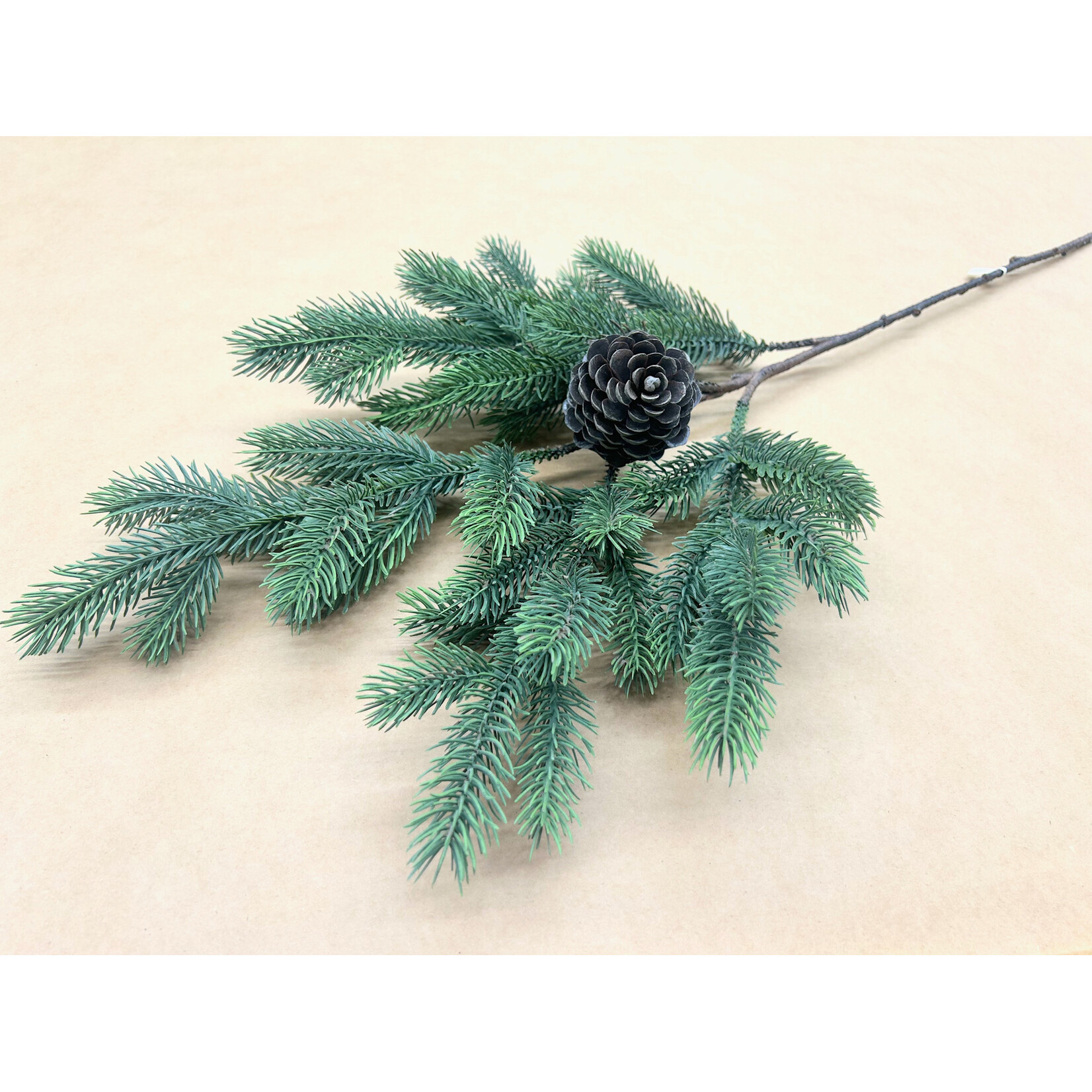 34" ANGEL PINE SPRAY WITH CONE GREEN