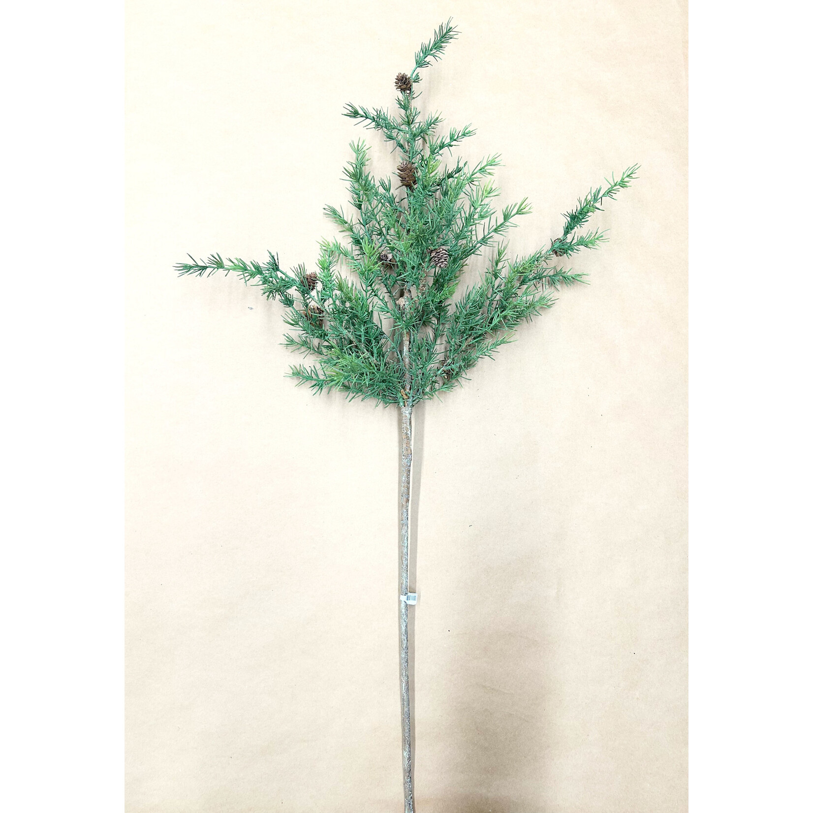 39.5" LARCH PINE SPRAY W/CONE GREEN BROWN