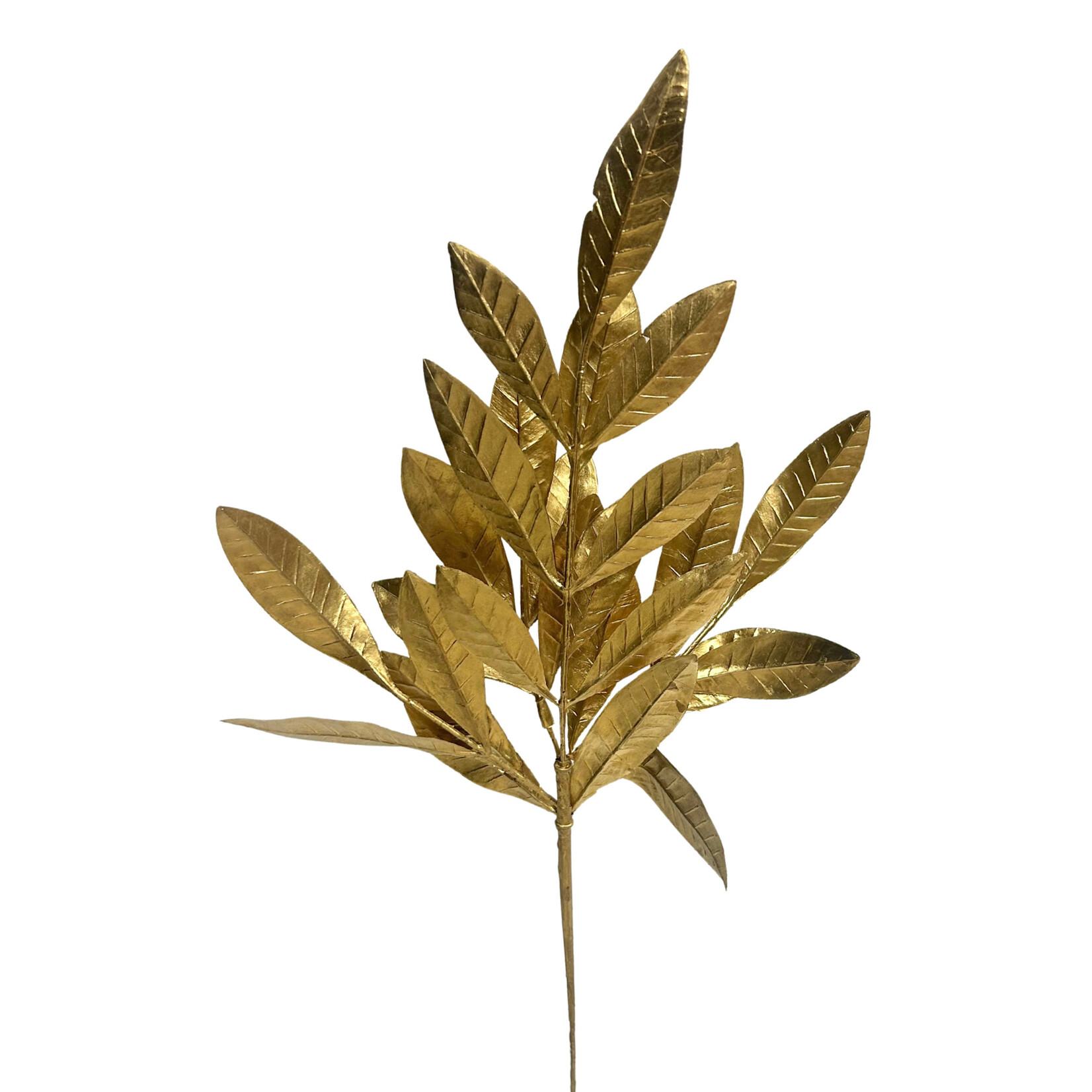 19" BAY LEAF SPRAY GOLD