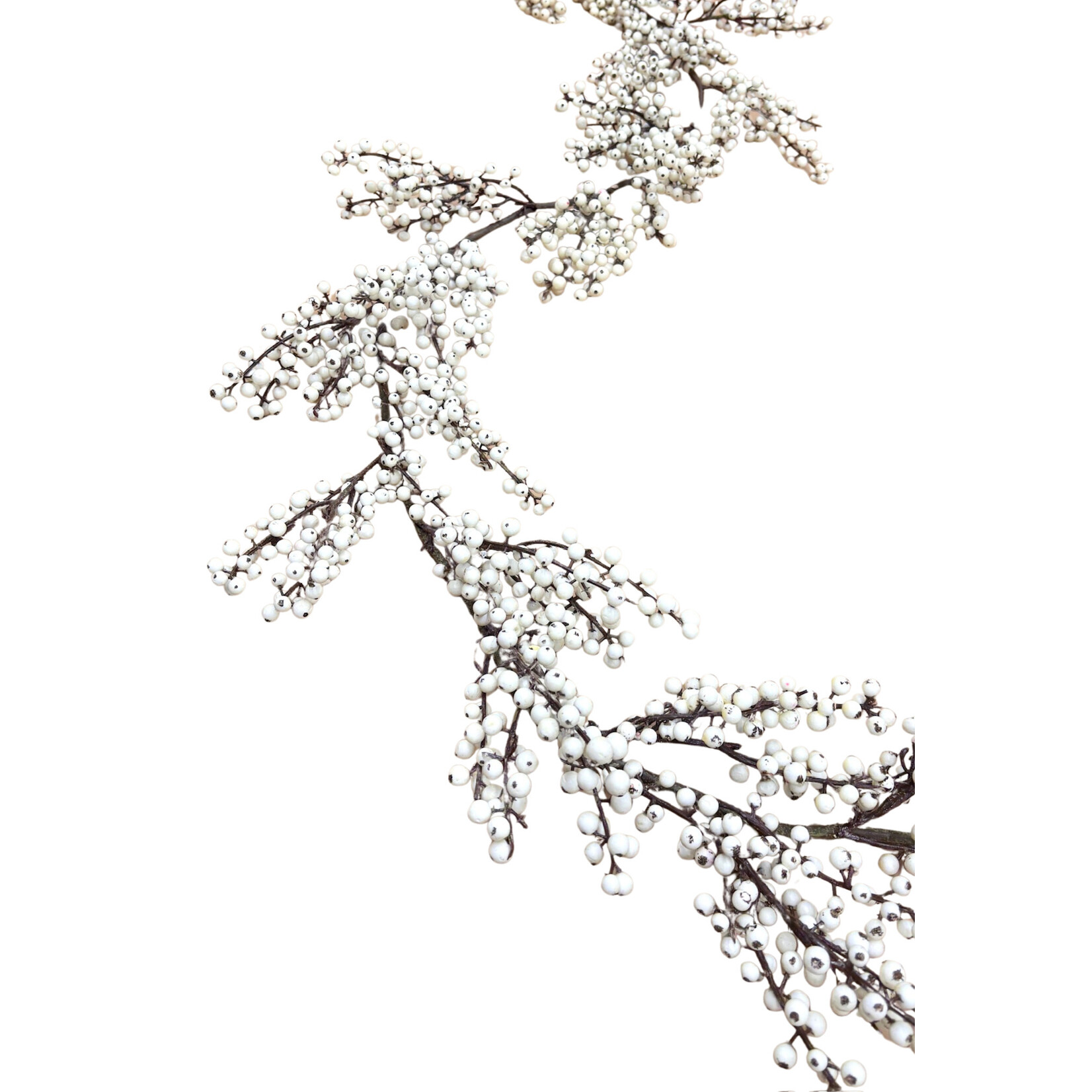 72" BERRY GARLAND WHITE