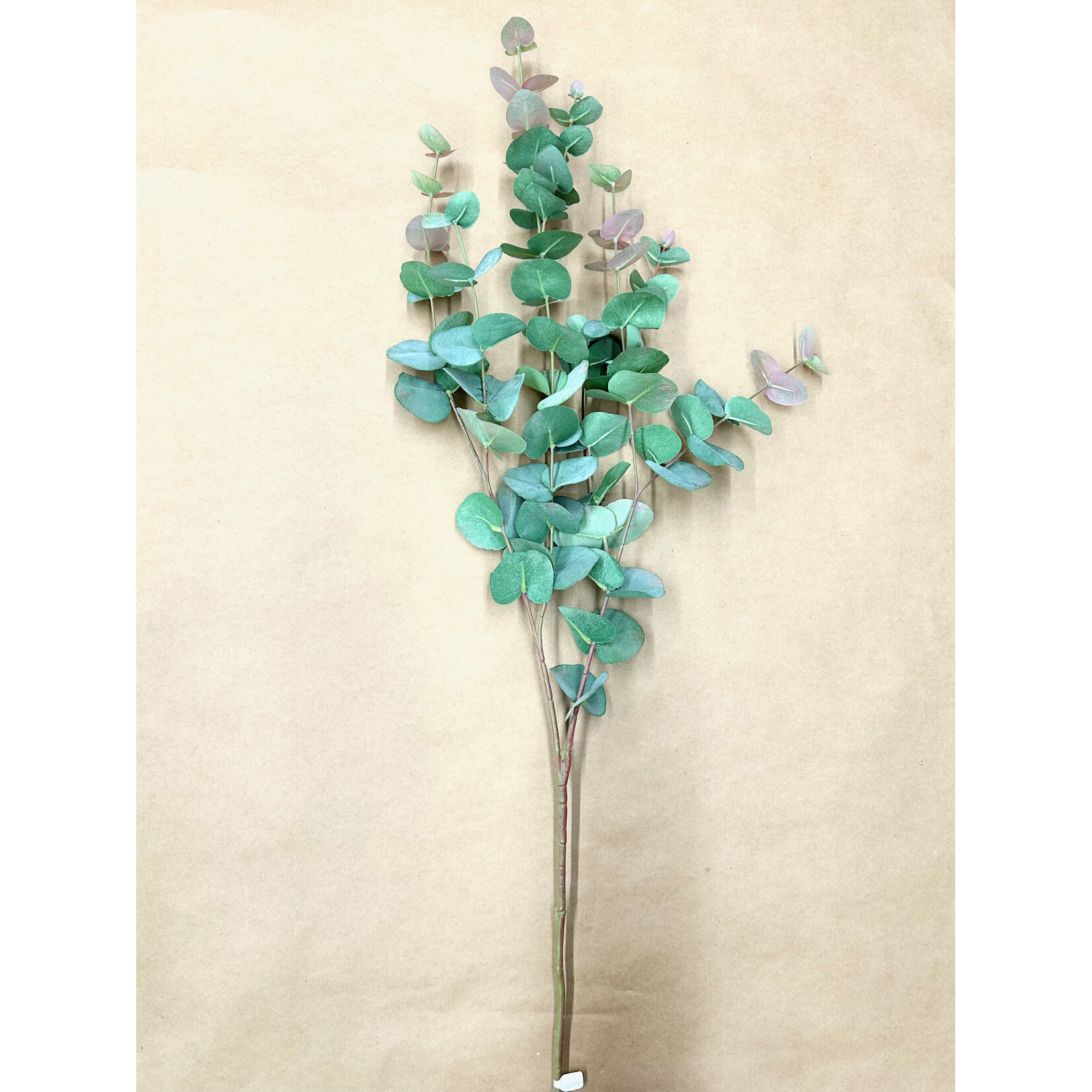 40" EUCALYPTUS SPRAY GREEN BURGUNDY