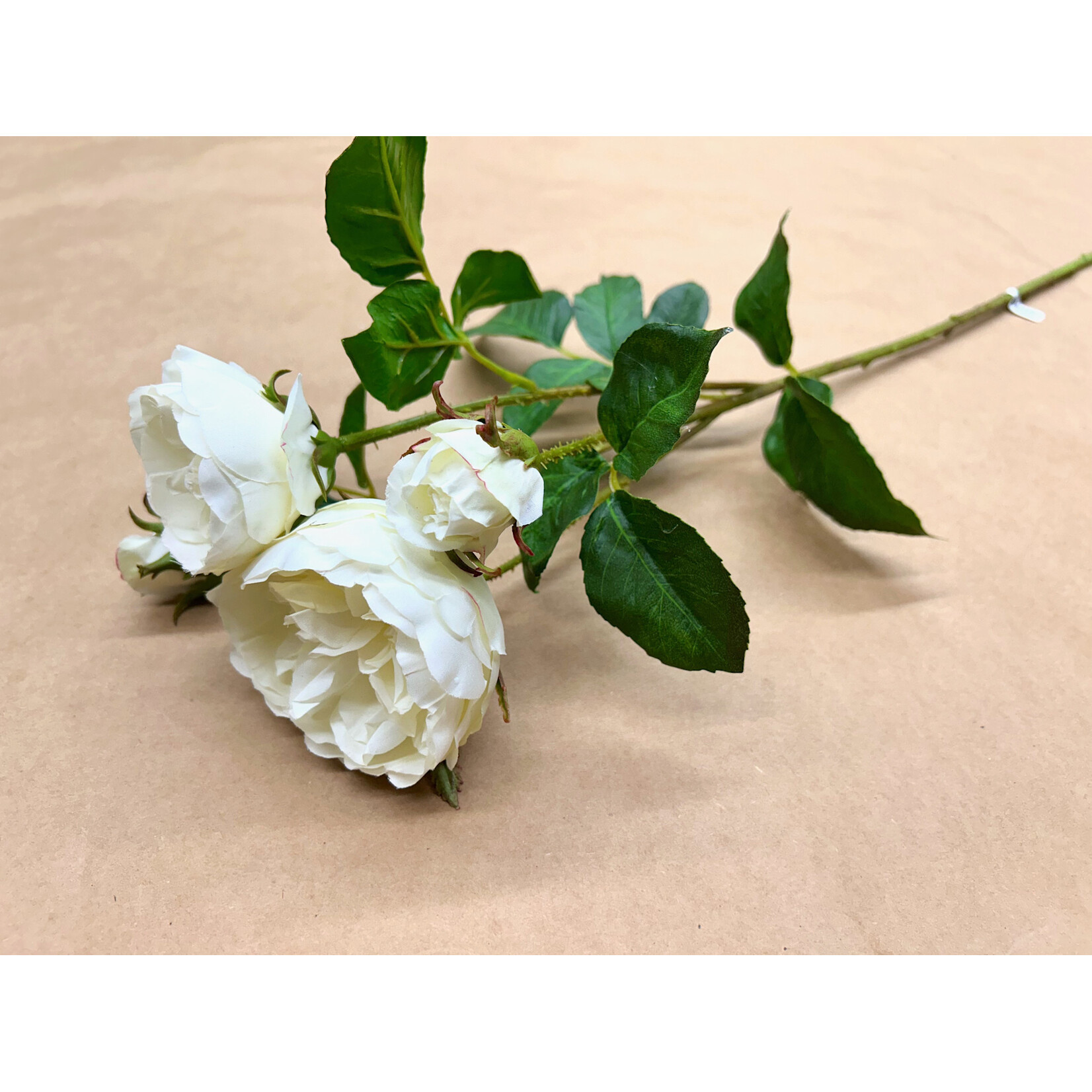 24" ROSE SPRAY WHITE