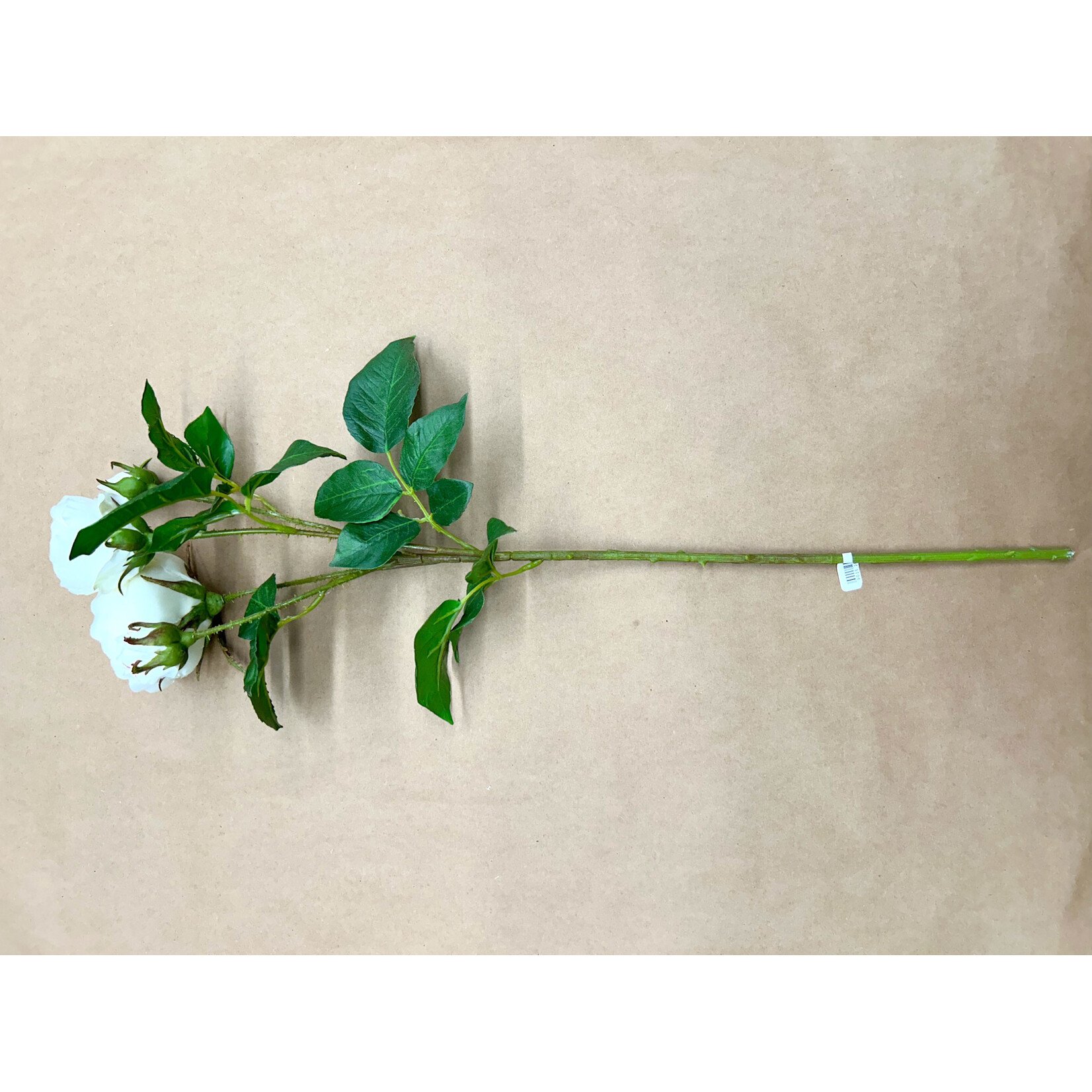 24" ROSE SPRAY WHITE