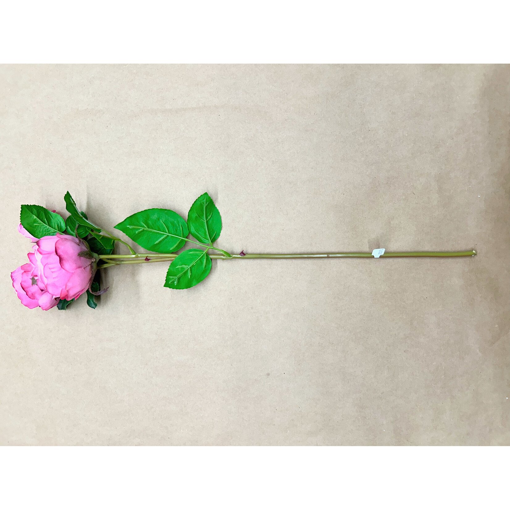 21" NATURAL TOUCH ROSE SPRAY CERISE