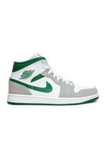 AIR JORDAN 1 MID SE 'GREY PINE GREEN GS'