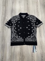 AMIRI BLACK BANDANA POLO