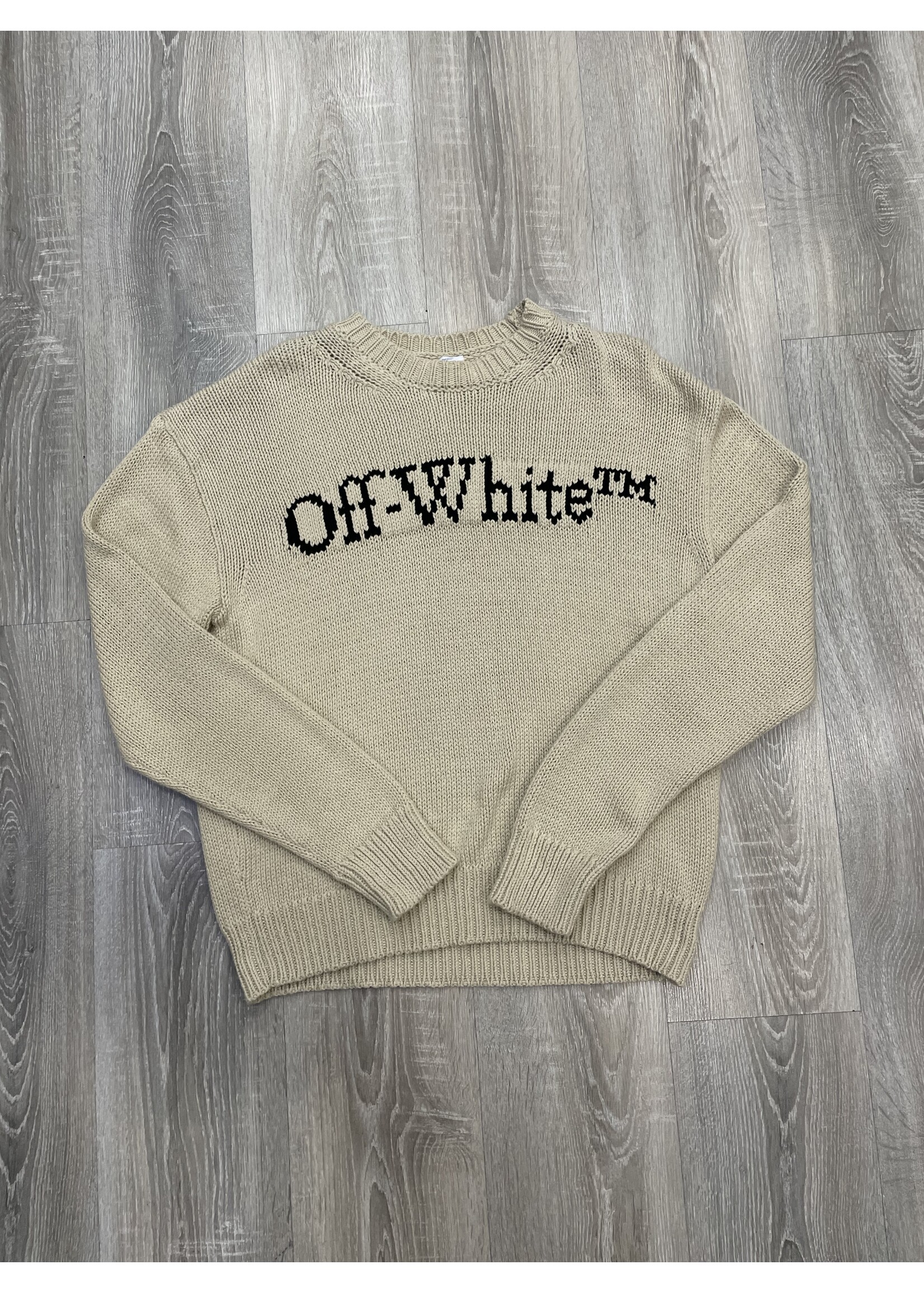 OFF-WHITE KNIT SWEATER