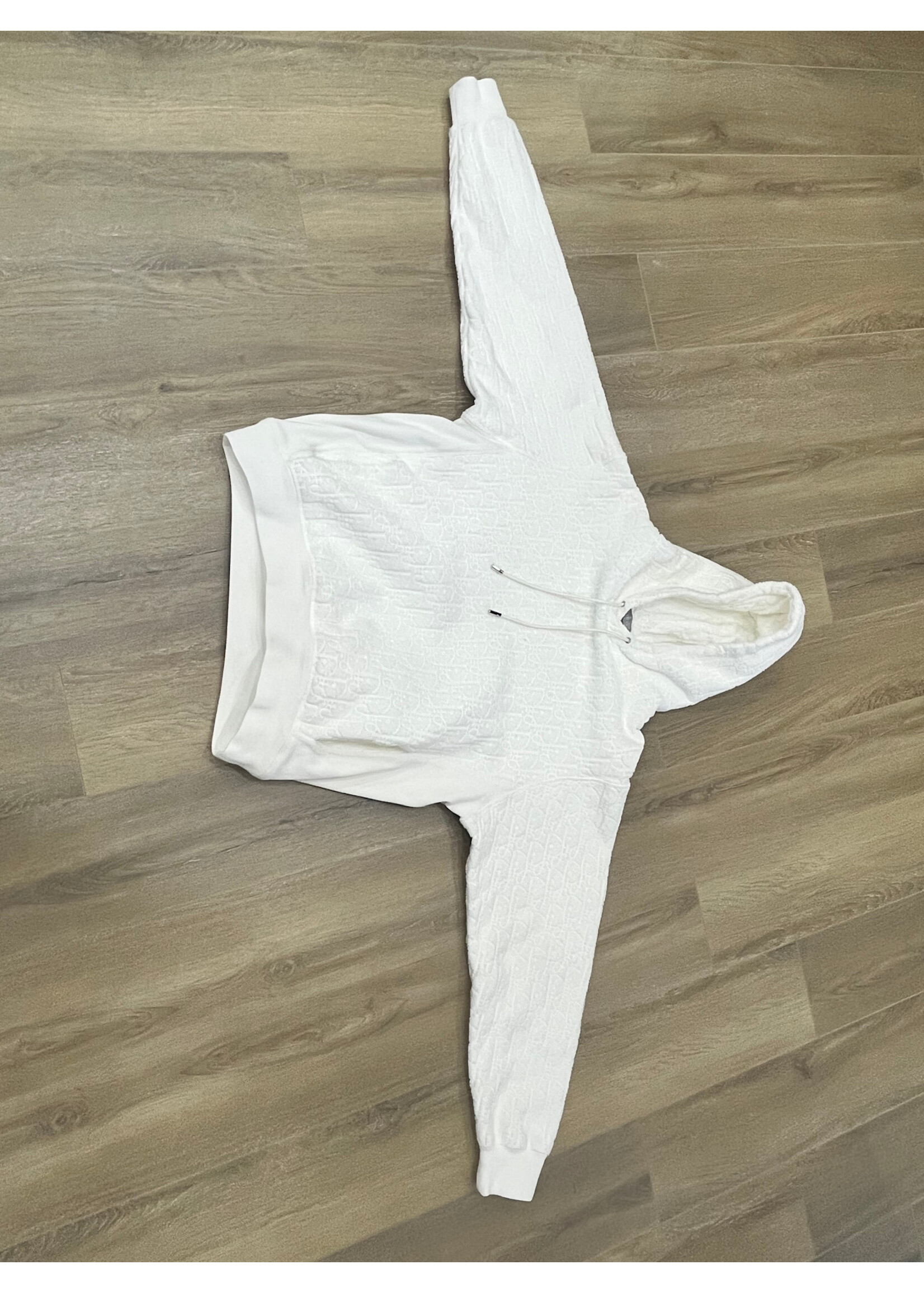 dior white hoodie