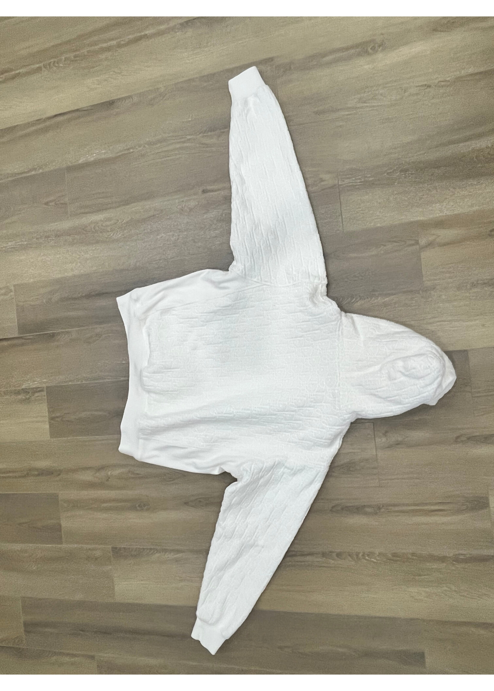 dior white hoodie