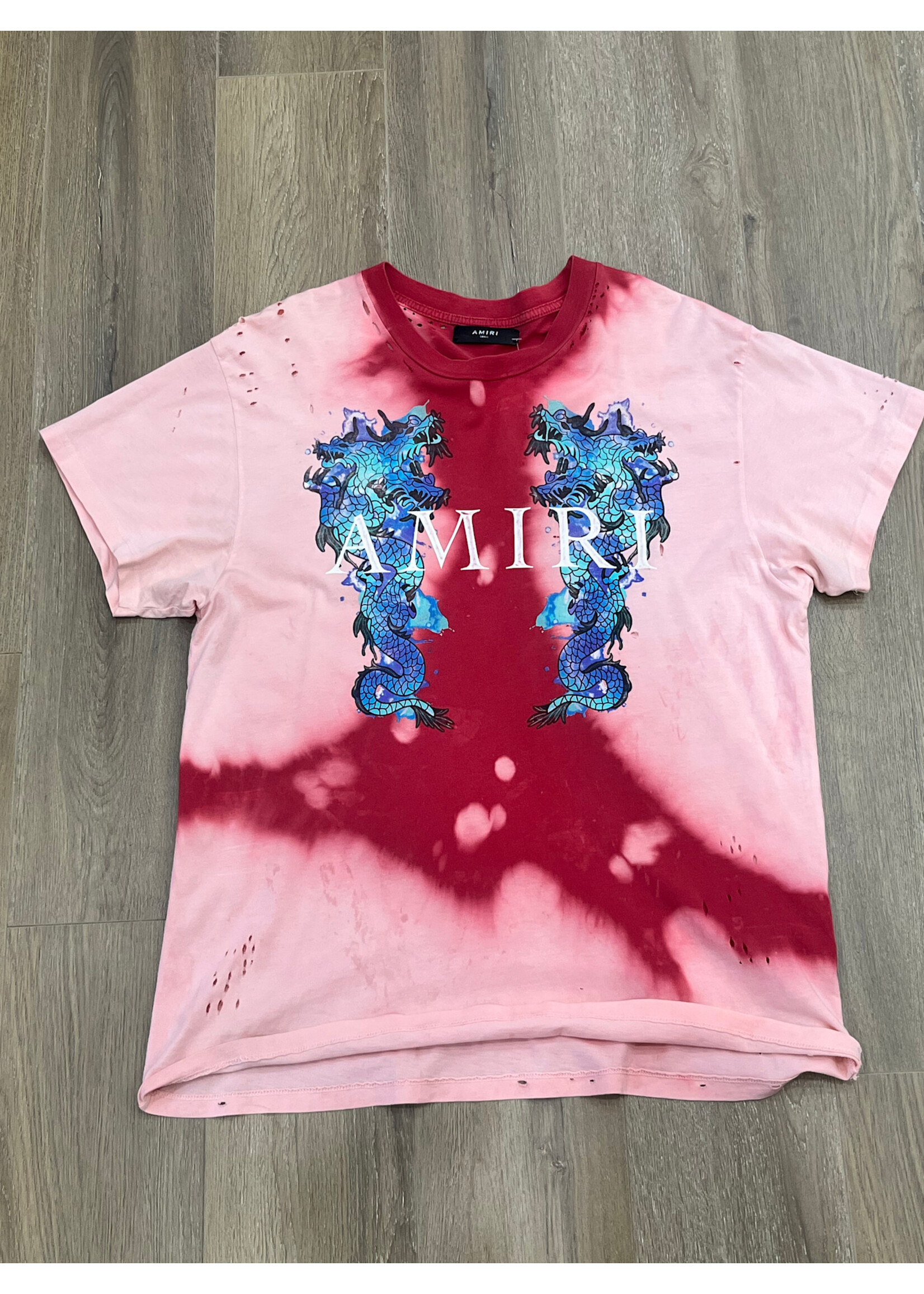 Amiri dragon distressed tee