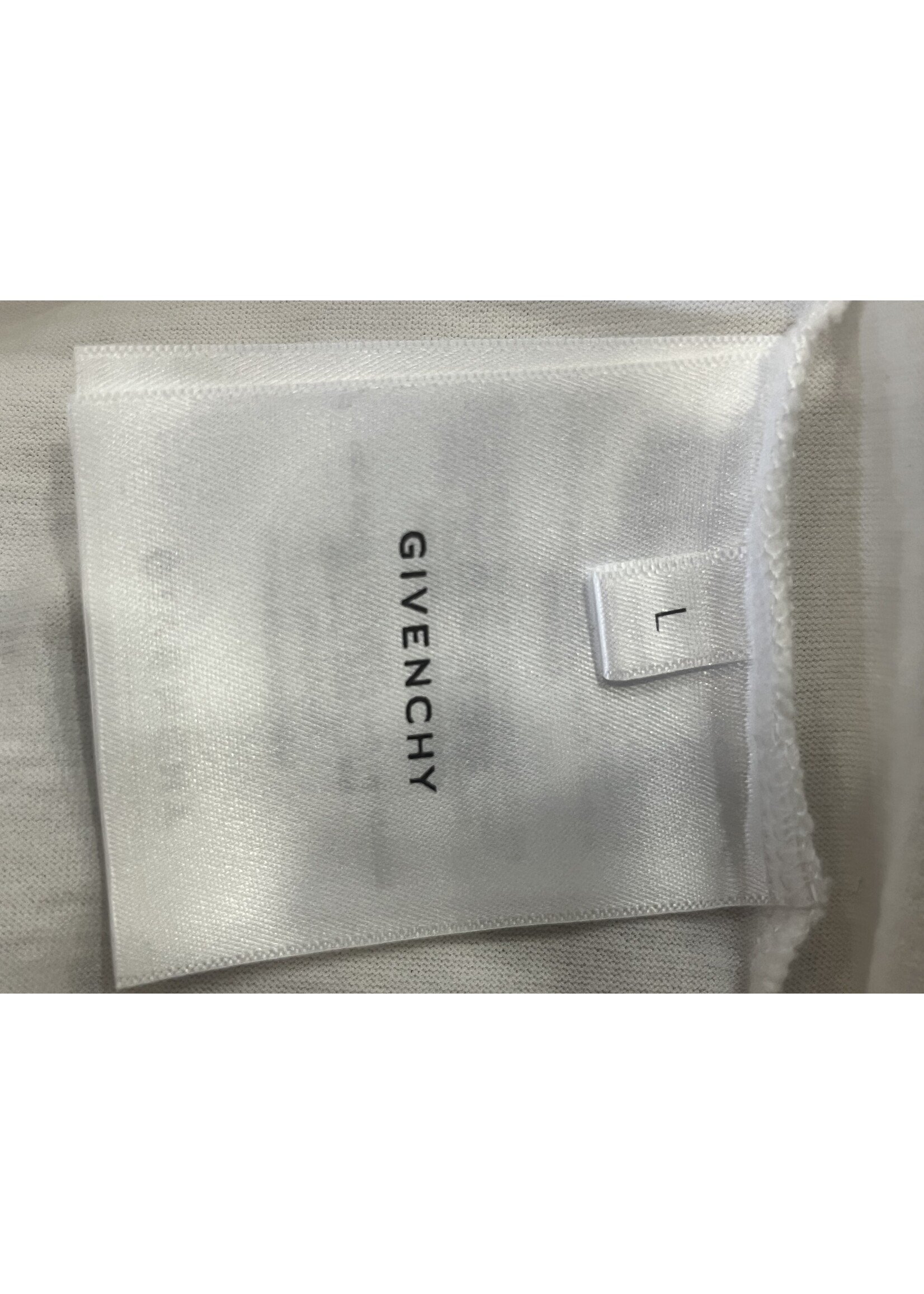 givenchy front logo  t-shirt