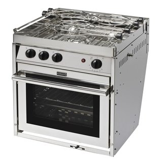 Mediterranean Three Burner Gas Stove u0026 Oven - Fogh Boat Supplies