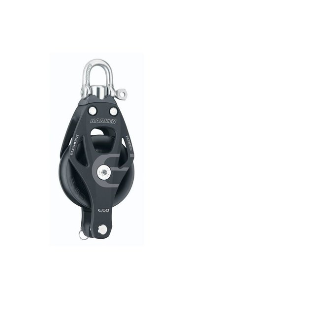 Harken Element Single Swivel  Block w/Becket 60mm