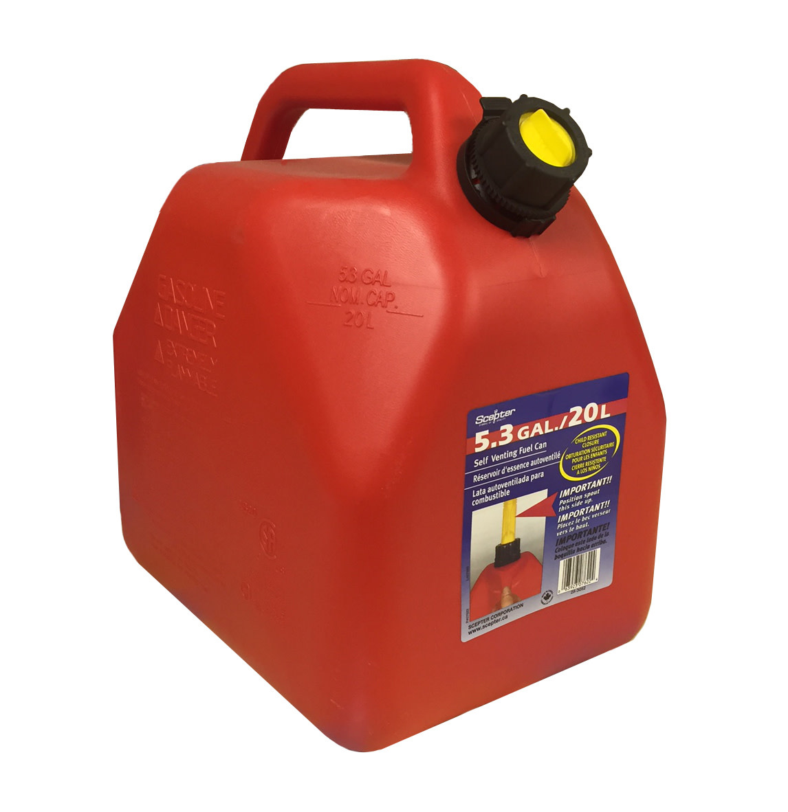 Scepter Gas Can 20 L Fogh Boat Supplies