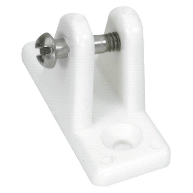 Deck Hinge 90° White Plastic
