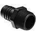 Tube Connector 3/4 Black