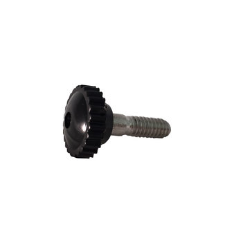 Knurled Knob Thumb Screw for Top Fittings Black