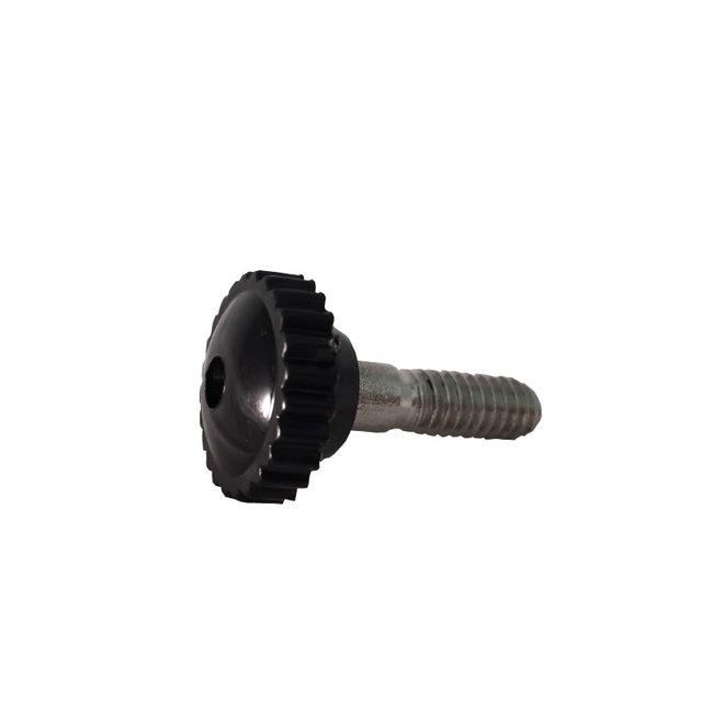Knurled Knob Thumb Screw for Top Fittings Black