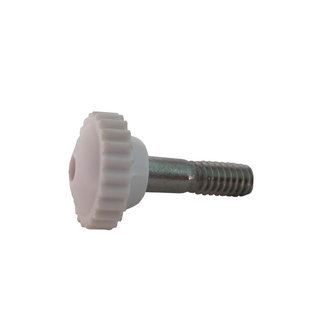 Knurled Knob Thumb Screw for Top Fittings White