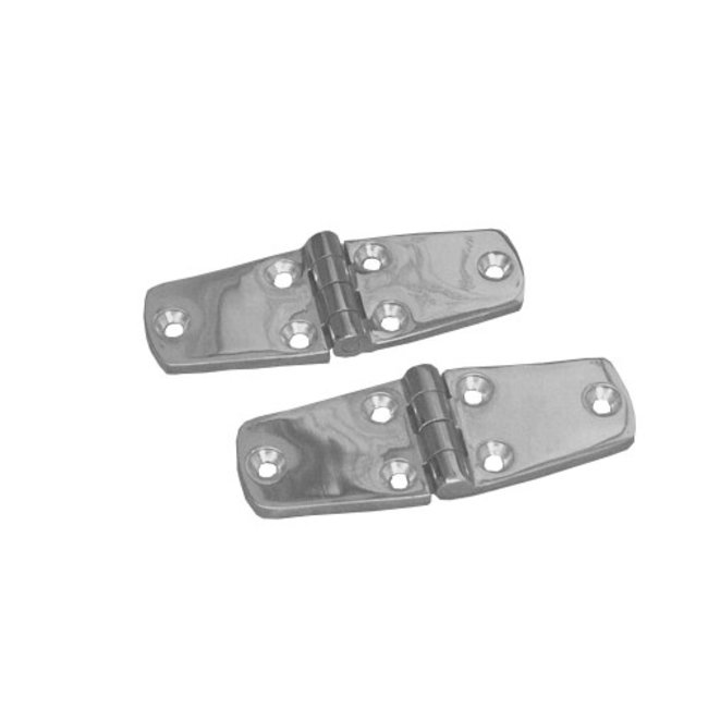 Door Hinge 4" Solid SS