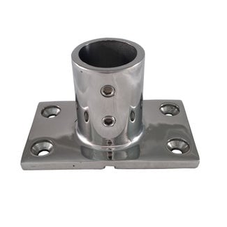 Rectangular Base 90°  7/8" S.S.