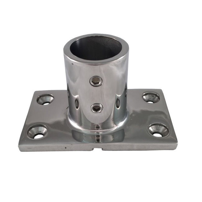 Rectangular Base 90°  7/8" S.S.