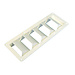 Louvered  Vent Plastic White
