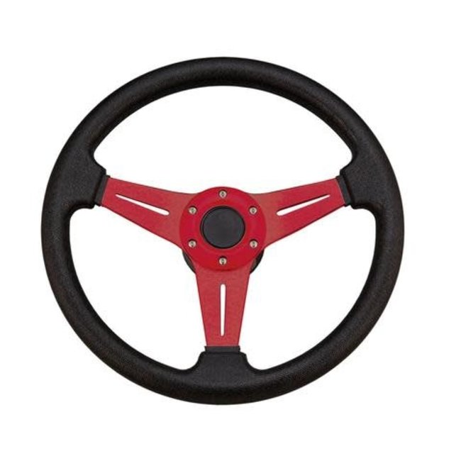 Steering Wheel 13.5" 3 Spoke Red