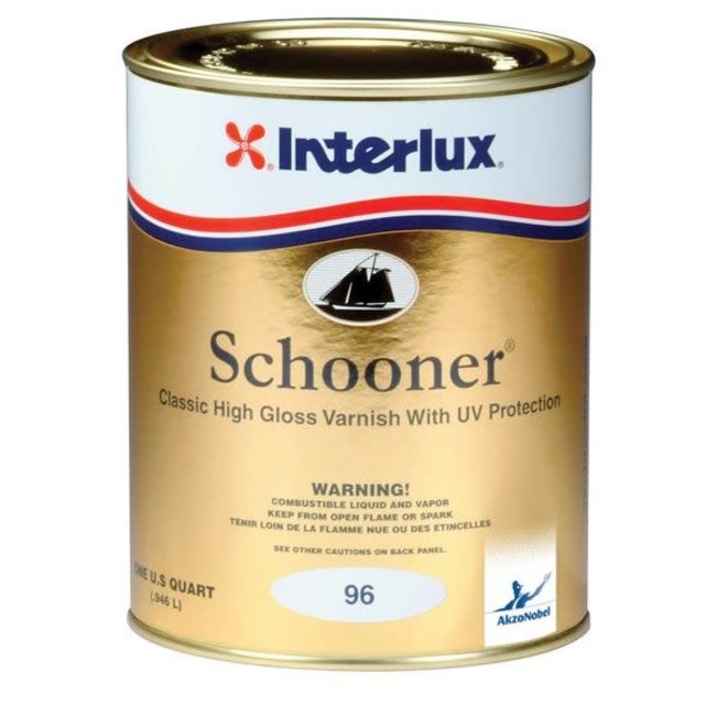 Interlux Varnish Schooner Qt High Gloss UV Protection
