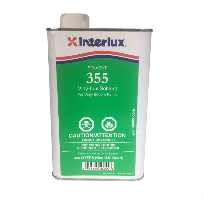 Interlux Viny-Lux Solvent 355 for Vinyl Bottom Paint Qt.