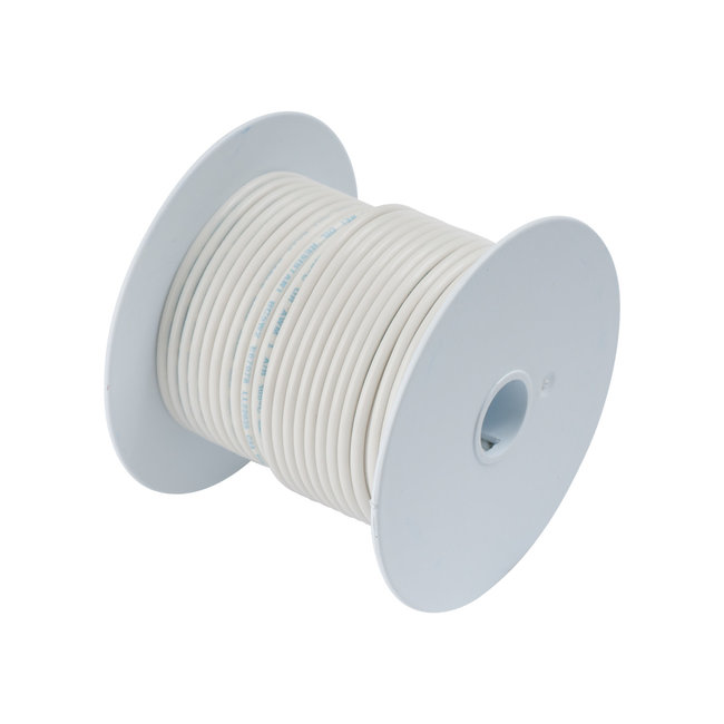 Wire #10 AWG Tinned Copper White