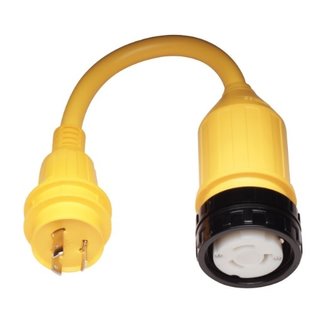 Adaptor 50F-30M 125 Volt