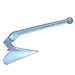 CQR Style Anchor Galv. 15 Kg