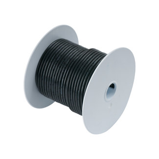 Tinned Copper Wire 18GA 35'  Black