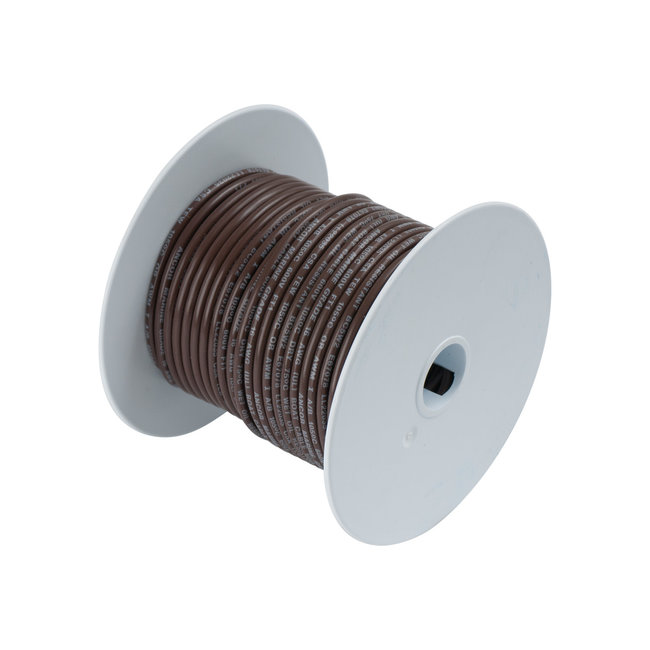 Wire #12 AWG Tinned Copper Brown