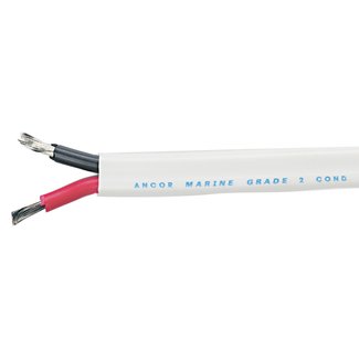 Tinned Copper Wire 10/2 Flat Duplex Red/Black