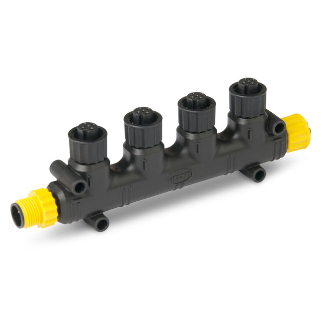 NMEA 2000 4 Way Tee Connector