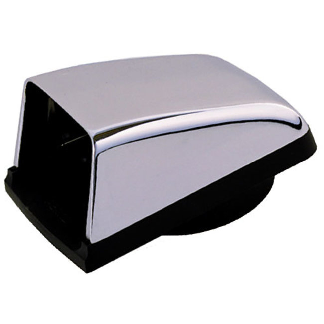 Cowl Vent 3" w/Flange Chrome/Zinc