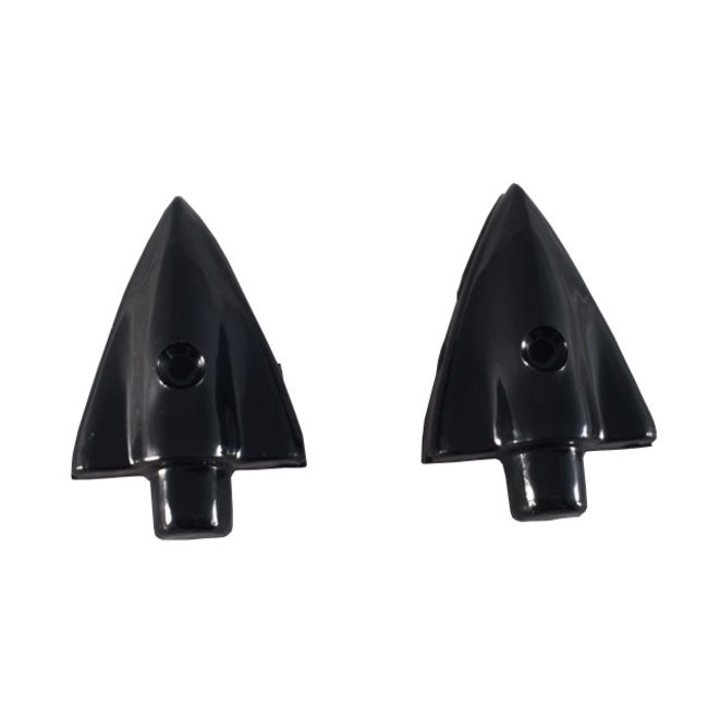 Rub Rail Gunwale End Black