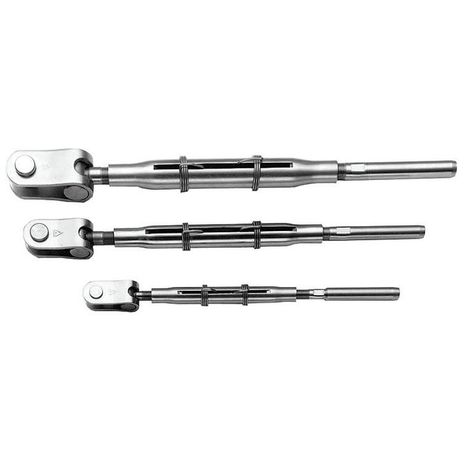 Lifeline Turnbuckle Close Body 1/4 Thread 1/8 Wire