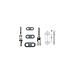 Jaw/Eye Adapter Link Plates 5/16''