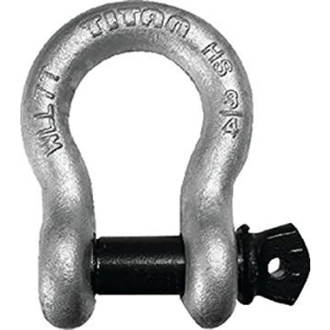 Titan Anchor Shackle HT Galv. 7/16